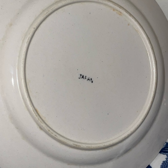 Vintage Blue Dish Set of 93 Pieces from Japan porcelain Tea-Dishes Sources Large - Picture 9 of 11